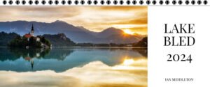 Lake Bled in Slovenia - Desk Calendar - cover
